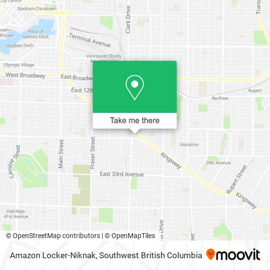 Amazon Locker-Niknak map