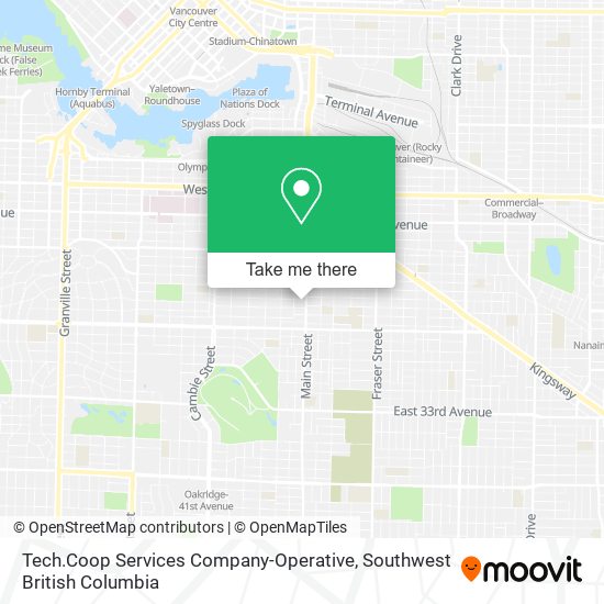 Tech.Coop Services Company-Operative map
