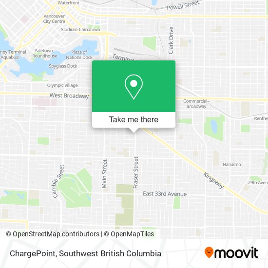 ChargePoint map