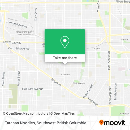 Tatchan Noodles map