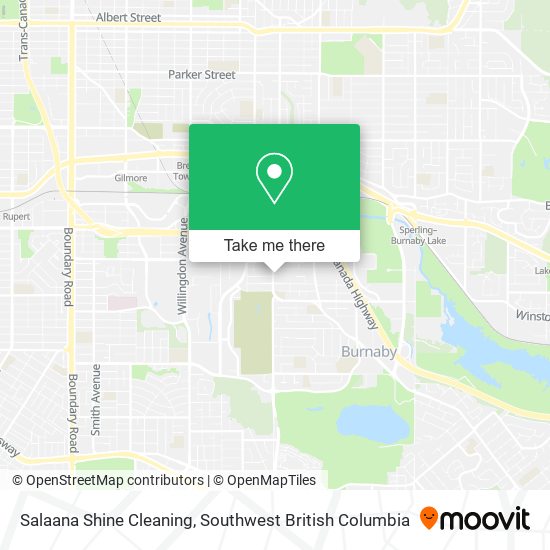 Salaana Shine Cleaning map