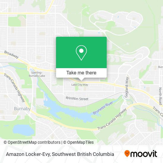 Amazon Locker-Evy map