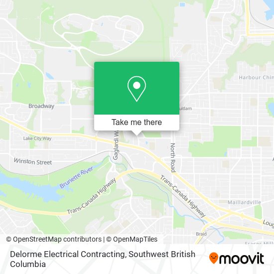 Delorme Electrical Contracting map