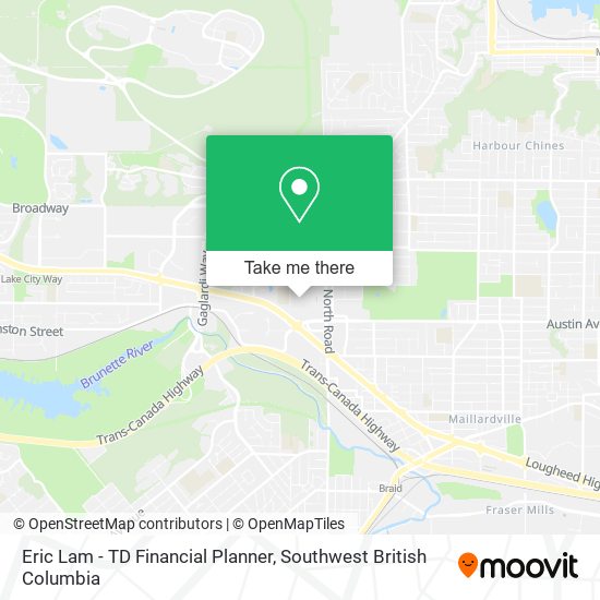 Eric Lam - TD Financial Planner map