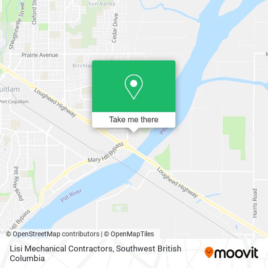 Lisi Mechanical Contractors map