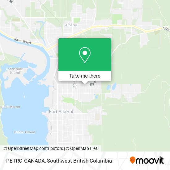 PETRO-CANADA map