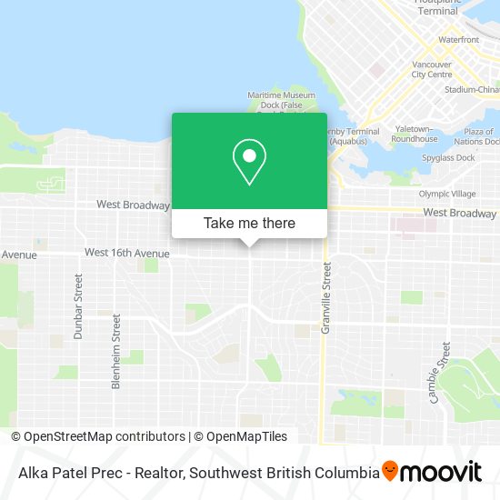 Alka Patel Prec - Realtor map