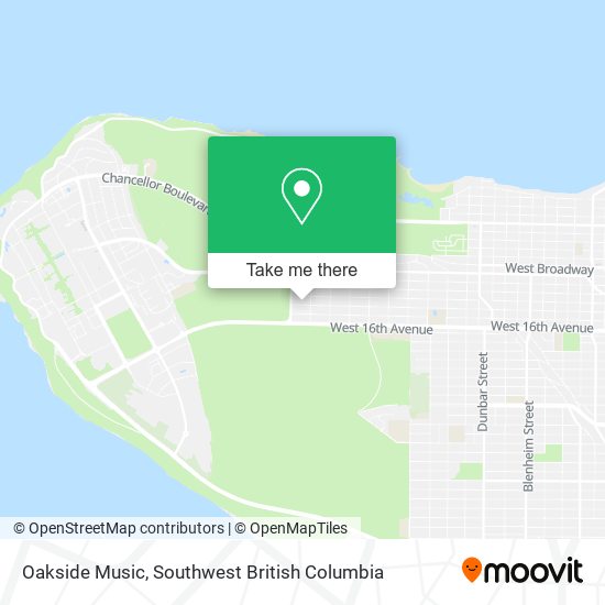 Oakside Music map