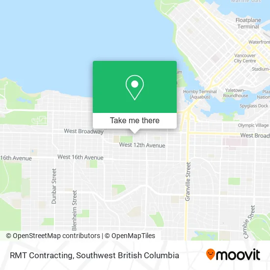 RMT Contracting map