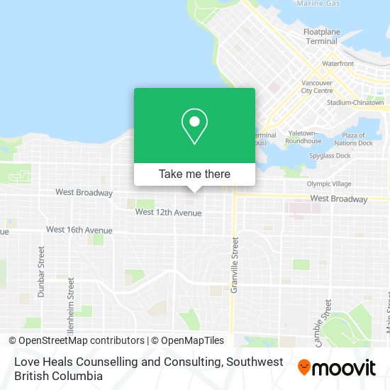 Love Heals Counselling and Consulting map