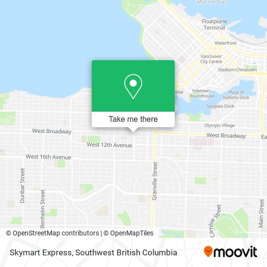 Skymart Express map