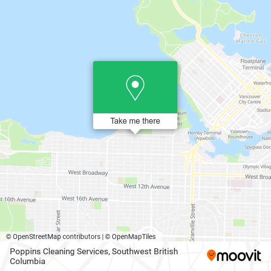 Poppins Cleaning Services map