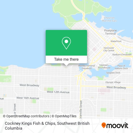 Cockney Kings Fish & Chips plan