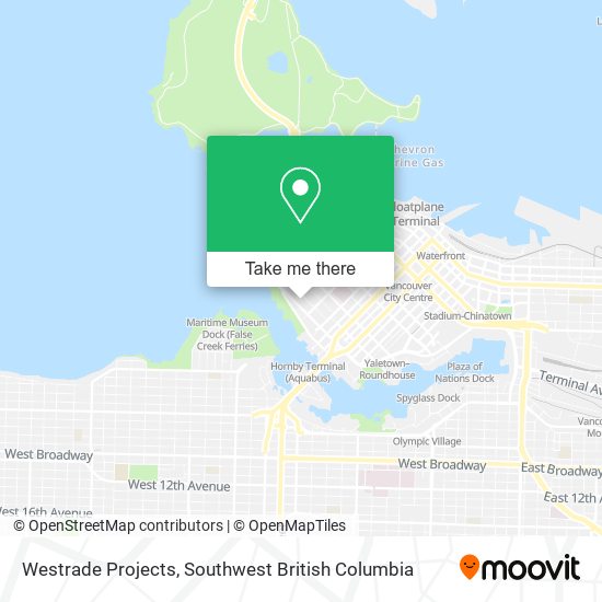 Westrade Projects map