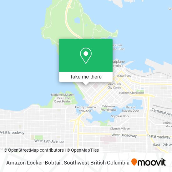 Amazon Locker-Bobtail map