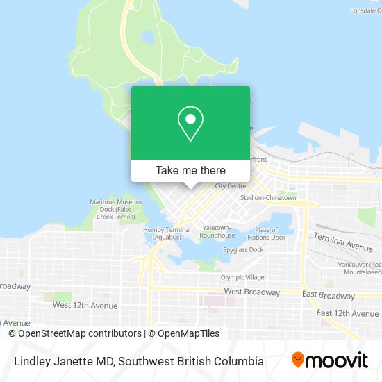 Lindley Janette MD map