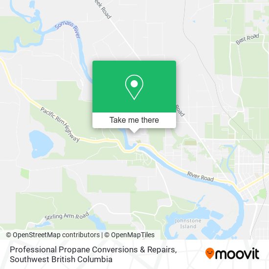 Professional Propane Conversions & Repairs map