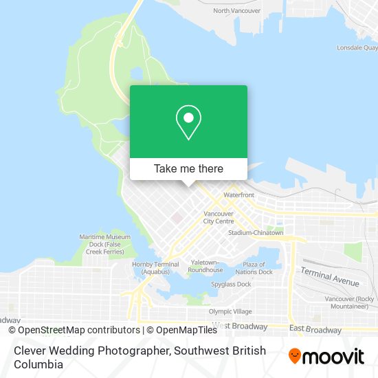 Clever Wedding Photographer map