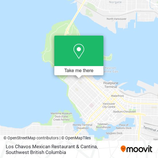 Los Chavos Mexican Restaurant & Cantina map