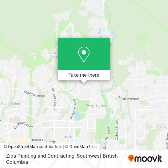 Ziba Painting and Contracting map