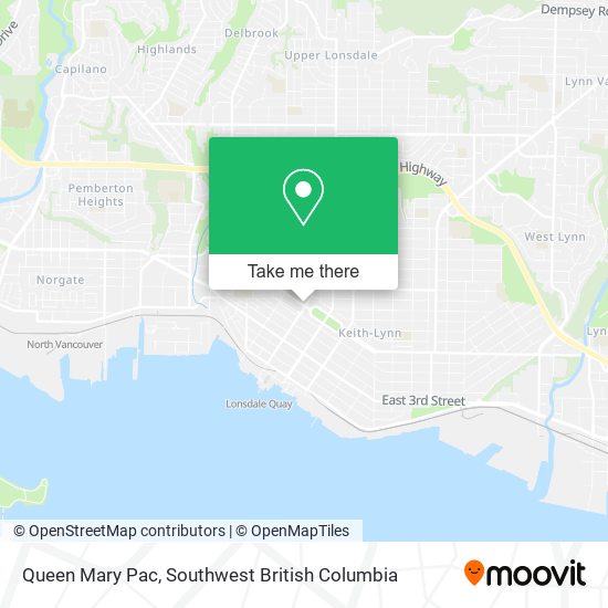 Queen Mary Pac map