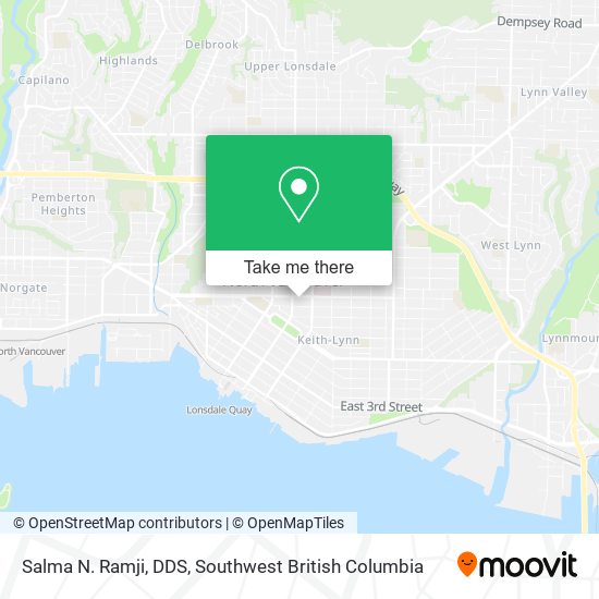 Salma N. Ramji, DDS map