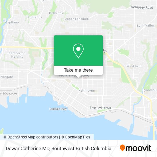 Dewar Catherine MD map