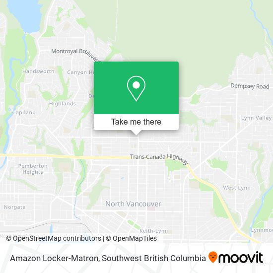 Amazon Locker-Matron map
