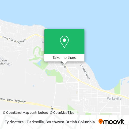 Fyidoctors - Parksville map