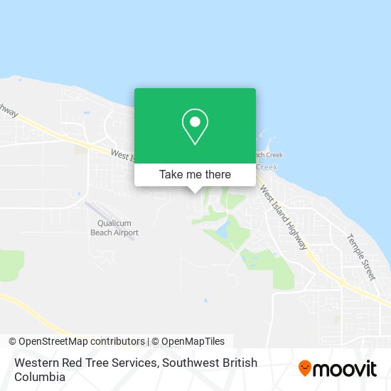 Western Red Tree Services map