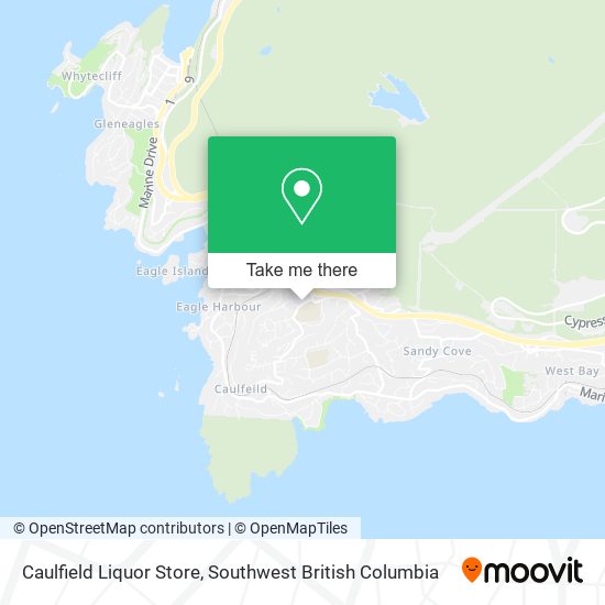 Caulfield Liquor Store map