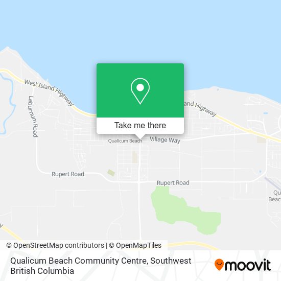 Qualicum Beach Community Centre map