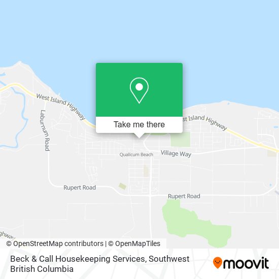 Beck & Call Housekeeping Services map