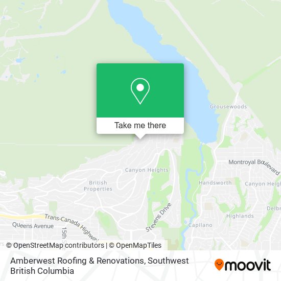 Amberwest Roofing & Renovations map