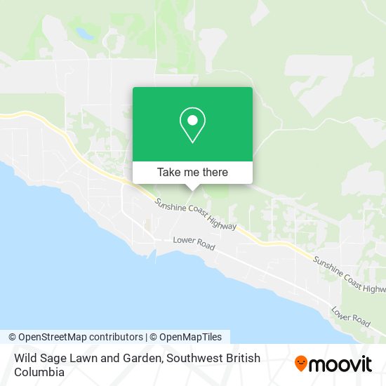 Wild Sage Lawn and Garden map