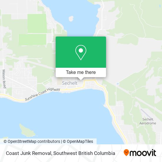 Coast Junk Removal map