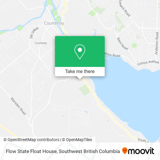 Flow State Float House map