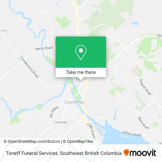 Toneff Funeral Services map