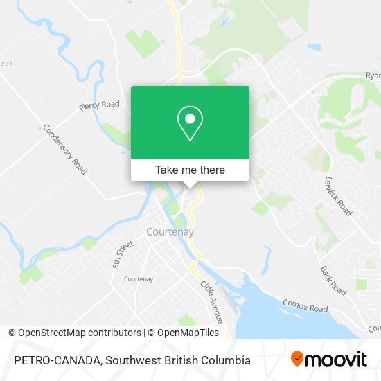 PETRO-CANADA map