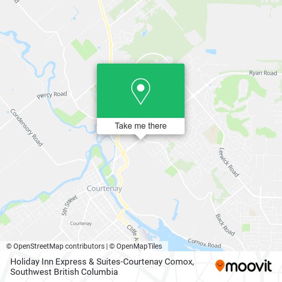 Holiday Inn Express & Suites-Courtenay Comox map