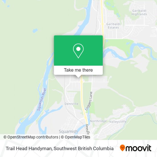 Trail Head Handyman map