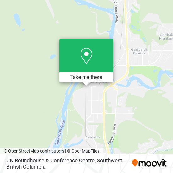 CN Roundhouse & Conference Centre map