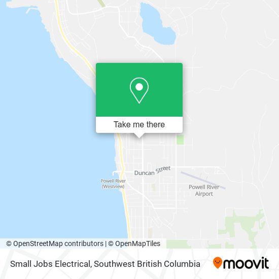 Small Jobs Electrical map