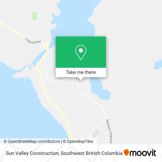 Sun Valley Construction map