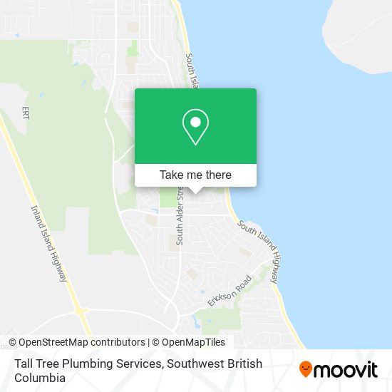 Tall Tree Plumbing Services map