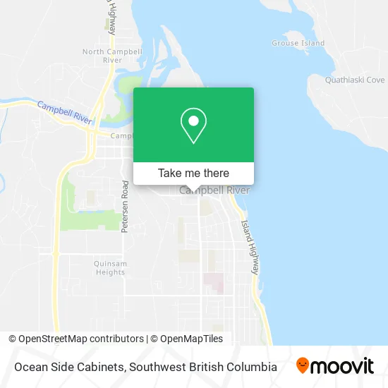 Ocean Side Cabinets map