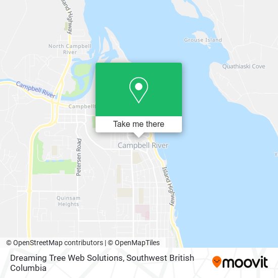 Dreaming Tree Web Solutions map