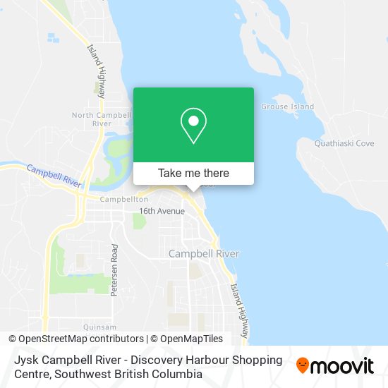 Jysk Campbell River - Discovery Harbour Shopping Centre map