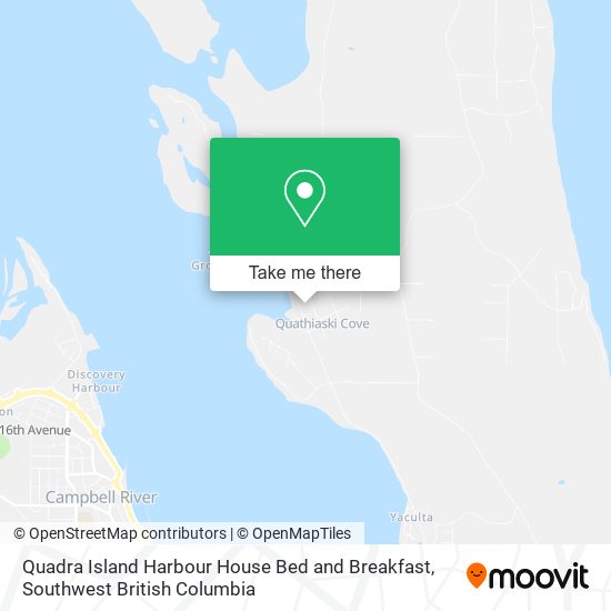 Quadra Island Harbour House Bed and Breakfast plan