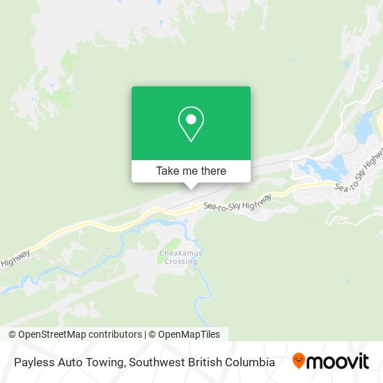 Payless Auto Towing map